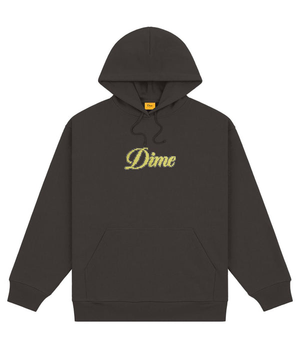 Dime - Pixel Cursive Hoodie (Vintage Black) *SALE